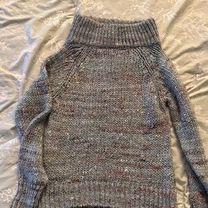 Moth Multicolor Knit Cowl Sweater